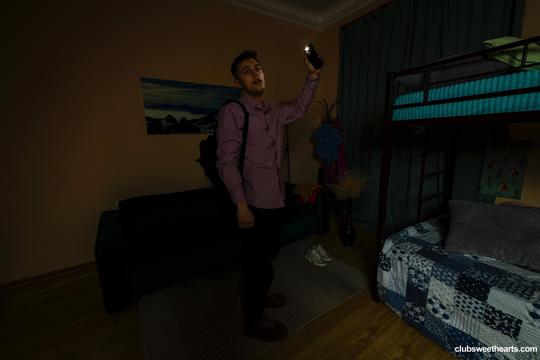 Leonoy Sparkle in Club Sweethearts set You can't sneak up on me like that